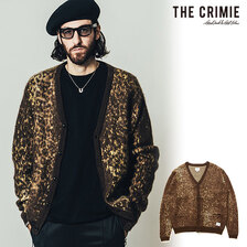 CRIMIE MOHAIR NOISE LEOPARD KNIT CARDIGAN CR1-02B5-KN03画像