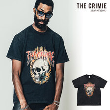 CRIMIE VINTAGE OVERDYE SKULL T SHIRT CR1-02B5-CS70画像