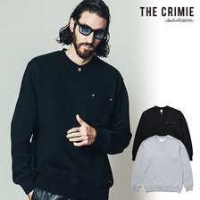 CRIMIE SNAP POCKET CREW NECK SWEAT CR1-02B5-CL58画像