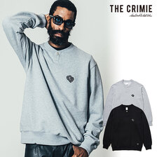 CRIMIE EMBLEM SNAP CREW NECK SWEAT CR1-02B5-CL54画像