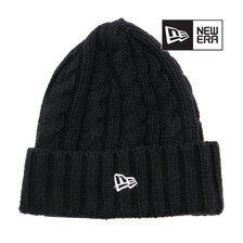 NEW ERA ローゲージ カフニット Wool Blend ウールブレンド ブラック 11474407画像