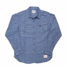 TOYS McCOY McHILL OVERALLS CHAMBRAY WORK SHIRT "STEVE McQUEEN" TMS2205画像