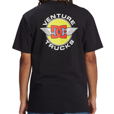 DC SHOES &times; VENTURE COUSA HSS TEE BLACK DST224096-KVJ0画像