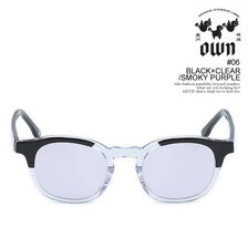 OWN #06 BLACK&times;CLEAR/SMOKY PURPLE OW-06BKCL-SMPPL画像