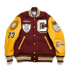 Whitesville 30oz. WOOL MELTON AWARD JACKET - COUGARS - WV15166画像