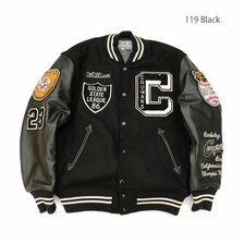 Whitesville 30oz. WOOL MELTON AWARD JACKET - COUGARS - WV15166画像