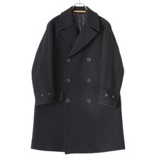 Scye Super140 Wool Melton D.B Overcoat 1222-73045画像