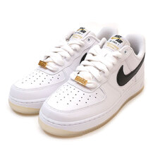 NIKE AIR FORCE 1 07 PRM WHITE/BLACK-METALLIC GOLD DX2305-100画像