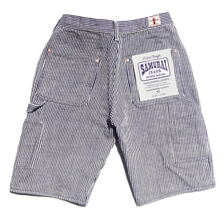 SAMURAI JEANS SJ155DX-HC ヒッコリーペインターショートパンツ画像