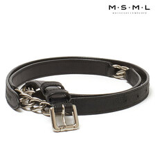 MSML/MUSIC SAVED MY LIFE SWITCHING LEATHER BELT M1-02B5-AC01画像