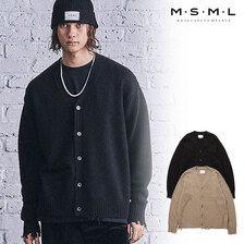 MSML/MUSIC SAVED MY LIFE DESTROY KNIT CARDIGAN M1-02B5-KN02画像