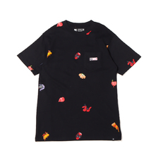 DC SHOES DP ALL OVER POCKET TEE Black DST226004-KVJ0画像