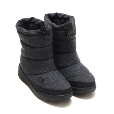 THE NORTH FACE WOMENS NUPTSE BOOTIE WP VIII WOOLBLACK&times;TNFcBLACK NFW52272-WK画像