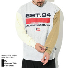 DC SHOES Corporate Wide Crew Sweat DPO224060画像