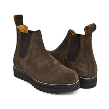 TOMOTAKA ONOZAKI CHELSEA BOOTS BROWN SUEDE / RIPPLE SOLE TMTK-S-0036-BRS-R画像