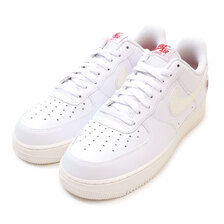 NIKE AIR FORCE 1 WHITE/SAIL-UNIVERSITY RED DD7117-100画像