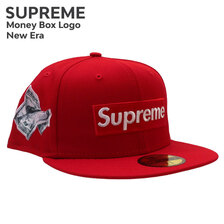Supreme 22FW Money Box Logo New Era画像