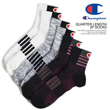 Champion QUARTER LENGTH 3P SOCKS CMSCT202画像