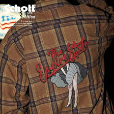 Schott ECDP-HEAVY NEL CHECK SHIRT画像