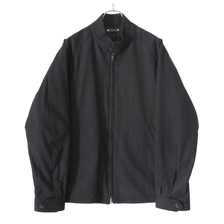 MINEDENIM Wool Flannel Loose Zipup BZ Zipup BZ 2210-9001画像