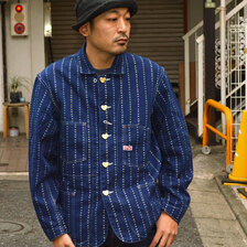 TCB jeans Cathartt Chore Coat Paw Stripe画像