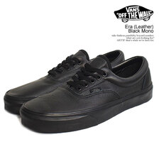 VANS Era (Leather) Black Mono VN0A4BV4X0S画像