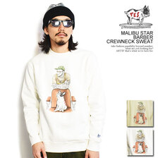 The Endless Summer TES MALIBU STAR BARBER CREWNECK SWEAT FH-2774334画像