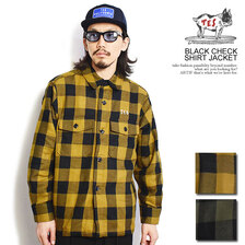 The Endless Summer TES BLACK CHECK SHIRT JACKET KE-2774000画像