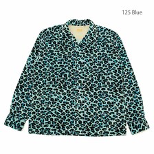 STYLE EYES Velveteen - L/S Sports Shirt - LEOPARD - SE28973画像