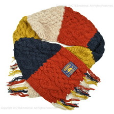 Pherrow's マフラー 手編み ネパール ヒマラヤンニット ケーブルニット 22W-PNM1画像