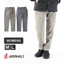 GRAMICCI BONDING KNIT FLEECE WOMENS TAPERED PANT G2FW-P019画像