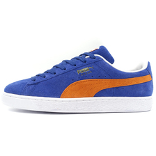 PUMA SUEDE TEAMS II BLAZING BLUE/VIBRANT ORANGE 386595-01画像