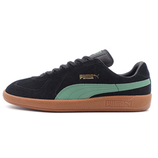 PUMA ARMY TRAINER SUEDE PUMA BLACK/DEEP FOREST 388156-03画像