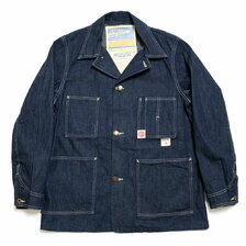 HEADLIGHT by SUGAR CANE 10oz. BLUE DENIM WW II WORK COAT HD15234画像