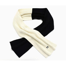 FRED PERRY Ribbed Scarf C4118画像