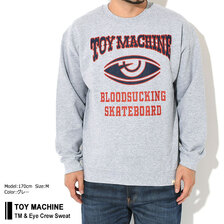 TOY MACHINE TM & Eye Crew Sweat TMFCSW12画像