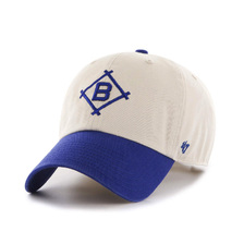 '47 Brand Dodgers Cooperstown 47 CLEAN UP TWO TONE NATURAL&times;ROYAL BCPTN-RGWTT12GWSRB-NAT12画像