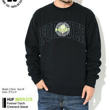 HUF Forever Torch Crewneck Sweat PF00551画像