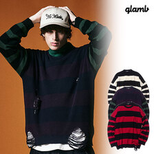 glamb Damaged Border Knit GB0123-KNT11画像
