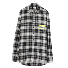 VETEMENTS MY NAME IS VETEMENTS FLANNEL SHIRT UA53SH700B画像