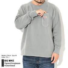 BIG MIKE Pigment Sunglasses Pocket Sweat 102238008画像