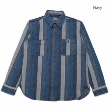 STUDIO D'ARTISAN NORAGI KASURI SASHIKO SHIRT 5676画像