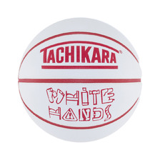 TACHIKARA WHITE HANDS BASKETBALL WHITE/RED SB7-204画像