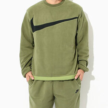 NIKE Club+ Fleece WNTR Crew Olive DQ4895-222画像