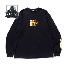 X-LARGE TAGGER GORILLA L/S TEE 101224011008画像