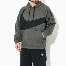 NIKE TF Swoosh Pullover Hoodie Charcoal DQ5402-071画像