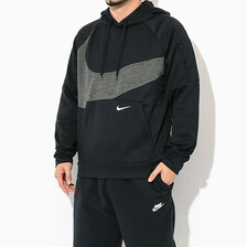 NIKE TF Swoosh Pullover Hoodie Black DQ5402-010画像