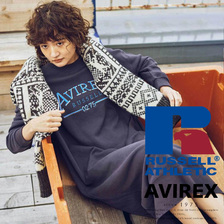 Russell Athletic &times; AVIREX SWEAT ONEPIECE画像