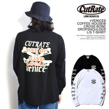 CUTRATE &times; VENICE8 COFFEE HOUSE CROSS BONE DROPSHOULDER L/S T-SHIRT CR-22AW005画像
