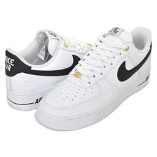NIKE AIR FORCE 1 07 LV8 40th Anniversary white/black-white DQ7658-100画像